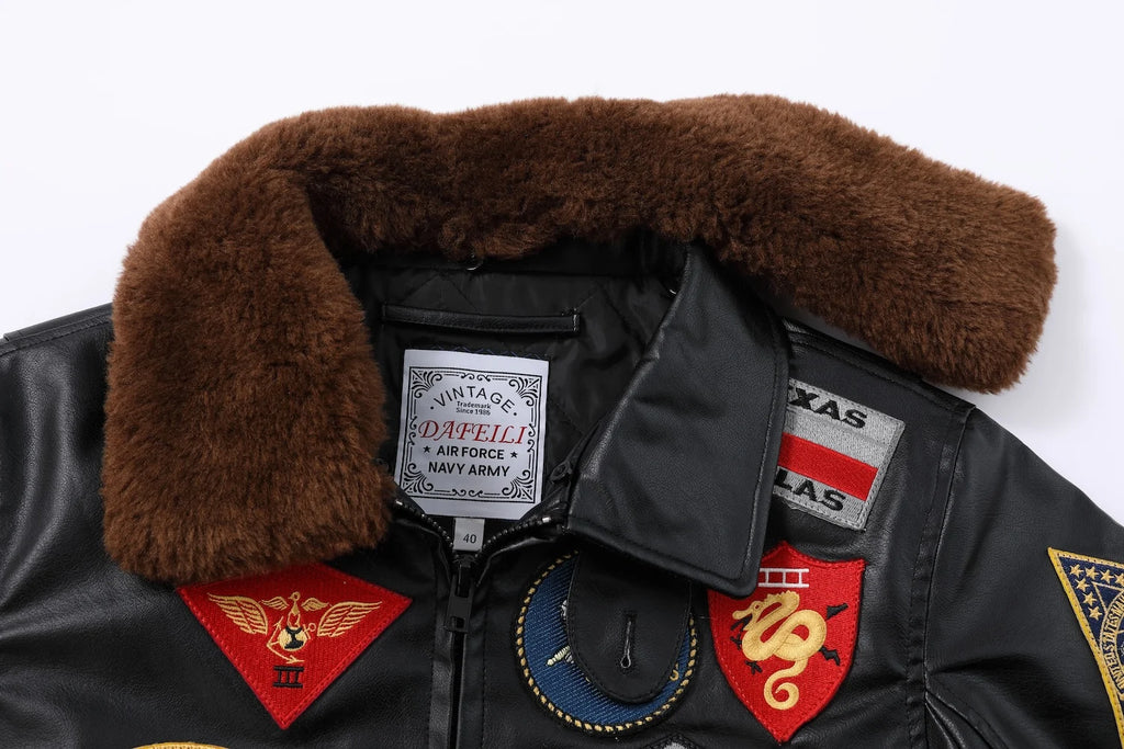 Top Gun Maverick PU Leather Flight Jacket