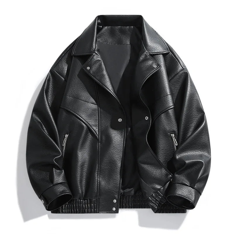 Men's Vintage PU Leather Jacket