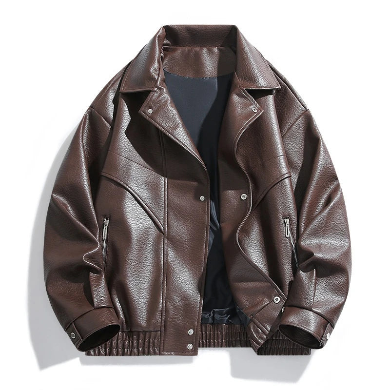 Men's Vintage PU Leather Jacket