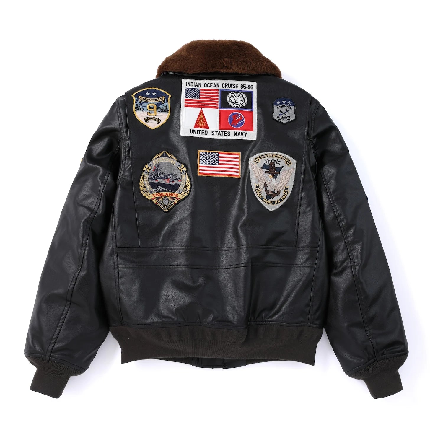 Top Gun Maverick PU Leather Flight Jacket