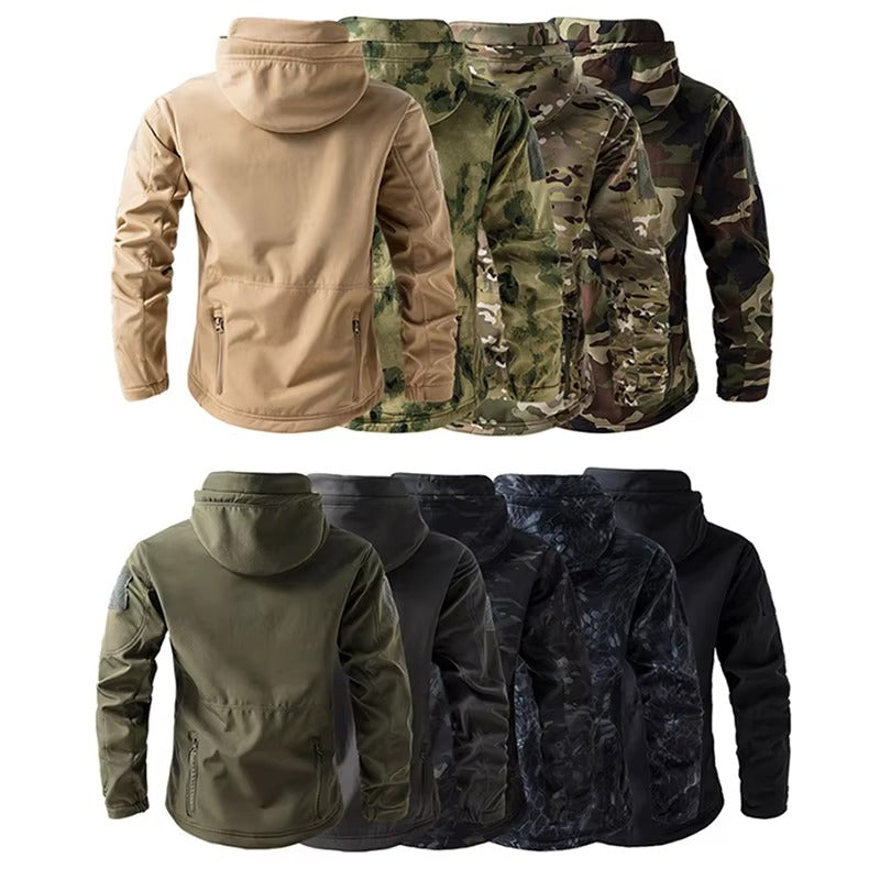 Men's Shark Skin Soft Shell Tactical Jacket