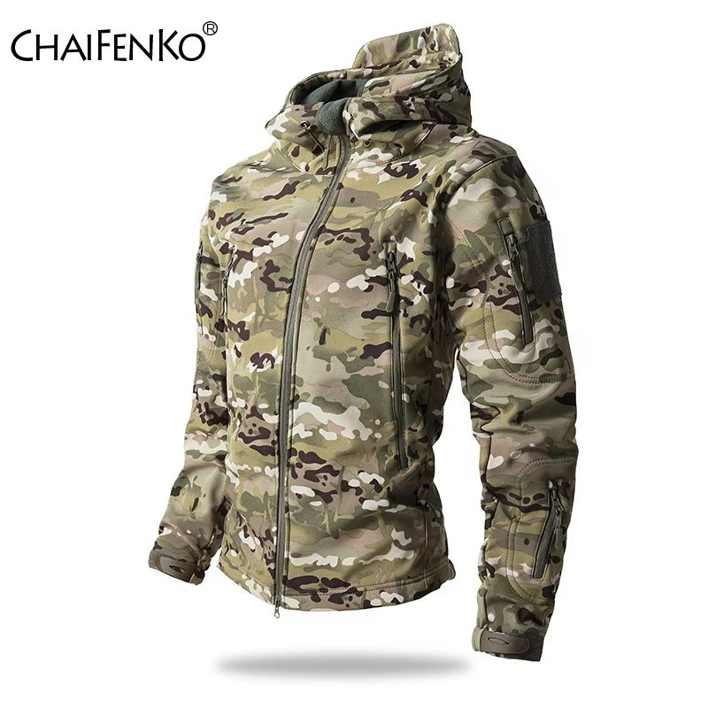 Men's Shark Skin Soft Shell Tactical Jacket
